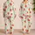 Strawberry Watercolor Fruit Motif for Sweet Summer Evenings and Cozy Home Days for Girls Satin Pajamas Set - 2