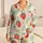 Strawberry Watercolor Fruit Motif for Sweet Summer Evenings and Cozy Home Days for Girls Satin Pajamas Set - 1
