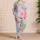 Blush Daisy Blooms Sleep Set for Cozy Bedtime and Sweet Lounge Moments for Kids Satin Pajamas Set - 4