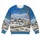 Snowy Countryside Village and Sheep for Cozy Winter Country Living All-over Print Knitted Sweater - 4