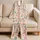 Vintage Western Boots, Dice, And Soda Bottle Motif For Girls' Cozy Everyday Looks Satin Pajamas Set - 5