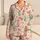 Vintage Western Boots, Dice, And Soda Bottle Motif For Girls' Cozy Everyday Looks Satin Pajamas Set - 1