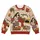 Cat-Loving Reader in a Cozy Floral Living Room for Relaxed Everyday Style at Home All-over Print Knitted Sweater - 4