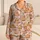 Cute Capybara Cozy Lounging Set for Girls and Kids, Giftable Home Comfort at Bedtime Satin Pajamas Set - 1