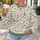 Ladybugs Dragonflies And Wildflowers For Garden Walks And Nature Lovers All-over Print Knitted Sweater - 5