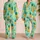 Tropical Pineapple And Citrus Lounge Set For Warm Summer Nights, Boys And Girls Satin Pajamas Set - 2