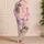 Cute Donut Motif For Cozy Nights, Sweet Gifting, And All Seasons Wear At Home For Girls Satin Pajamas Set - 4