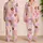 Cute Donut Motif For Cozy Nights, Sweet Gifting, And All Seasons Wear At Home For Girls Satin Pajamas Set - 2