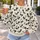 Playful Black Cats in Striped Shirts for Whimsical Everyday Autumn and Winter Style All-over Print Knitted Sweater - 5