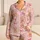 Sweet Teddy Bear Bow Outfit For Cozy Bedtime And Holiday Gifting For Kids And Girls Satin Pajamas Set - 1
