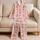 Sweet Teddy Bear Bow Outfit For Cozy Bedtime And Holiday Gifting For Kids And Girls Satin Pajamas Set - 5