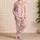 Sweet Teddy Bear Bow Outfit For Cozy Bedtime And Holiday Gifting For Kids And Girls Satin Pajamas Set - 4