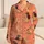 Ramadan Moon Girl Peach Coral Cozy Wear For Family Gatherings And Gift Giving For Women Satin Pajamas Set - 1