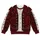 Gothic Red Brocade Vampire Vest for Halloween Parties and Spooky Costume Events All-over Print Knitted Sweater - 4