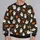 Ghosts, Jack-O'-Lanterns And Bats For Cozy Halloween Nights All-over Print Knitted Sweater - 2