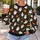 Ghosts, Jack-O'-Lanterns And Bats For Cozy Halloween Nights All-over Print Knitted Sweater - 5
