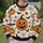 Pumpkin Bat Spiderweb Autumn Halloween Motifs For Festive October Outings All-over Print Knitted Sweater - 6