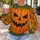 Carved Pumpkin Jack O Lantern Face for Halloween Parties and Autumn Fall Festivities All-over Print Knitted Sweater - 5