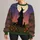 Moonlit Witch and Cat for Halloween Night Celebrations and Cozy Autumn Evening Wear All-over Print Knitted Sweater - 1