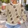 Vintage Rose and Quatrefoil Motifs for Autumn Outings and Cozy Women's Everyday Style All-over Print Knitted Sweater - 5