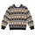 Jack-O'-Lantern Halloween Motif For Cozy Autumn Celebrations And Seasonal Outings All-over Print Knitted Sweater - 4