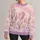 Blush Rose And Lavender Tulip Blooms For Romantic Spring Style And Everyday Wear Women All-over Print Knitted Sweater - 1