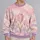 Blush Rose And Lavender Tulip Blooms For Romantic Spring Style And Everyday Wear Women All-over Print Knitted Sweater - 2