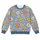 Blue Daisy Florals for Cheerful Spring Outings and Everyday Casual Style for Women All-over Print Knitted Sweater - 4