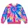 Electric Blue And Pink Tie Dye Burst For Festivals, Weekends, And Everyday Wear All-over Print Knitted Sweater - 4