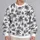 Monochrome Tropical Palm Grove For Coastal Escapes And Relaxed Everyday Wear All-over Print Knitted Sweater - 2