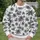 Monochrome Tropical Palm Grove For Coastal Escapes And Relaxed Everyday Wear All-over Print Knitted Sweater - 6