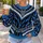 Blue Feather Tribal Ornament For Everyday Streetwear And Casual Weekend Style All-over Print Knitted Sweater - 5