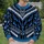 Blue Feather Tribal Ornament For Everyday Streetwear And Casual Weekend Style All-over Print Knitted Sweater - 6