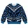 Blue Feather Tribal Ornament For Everyday Streetwear And Casual Weekend Style All-over Print Knitted Sweater - 4