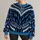 Blue Feather Tribal Ornament For Everyday Streetwear And Casual Weekend Style All-over Print Knitted Sweater - 1