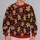 Gingerbread Men And Holly For Christmas Cheer At Festive Holiday Gatherings All Season All-over Print Knitted Sweater - 2