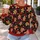 Gingerbread Men And Holly For Christmas Cheer At Festive Holiday Gatherings All Season All-over Print Knitted Sweater - 5