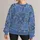 Blue Paisley Bandana Patchwork Motif for Everyday Streetwear and Casual Weekend Style All-over Print Knitted Sweater - 1