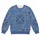 Blue Paisley Bandana Patchwork Motif for Everyday Streetwear and Casual Weekend Style All-over Print Knitted Sweater - 4