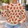 Red Strawberry Fruit Motifs for Sunny Weekend Outings and Casual Everyday Wear All Season All-over Print Knitted Sweater - 5