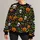 Pumpkin, Skull And Spiderweb Halloween Party Fun For Men And Autumn Costume Events All-over Print Knitted Sweater - 1