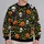 Pumpkin, Skull And Spiderweb Halloween Party Fun For Men And Autumn Costume Events All-over Print Knitted Sweater - 2