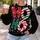 Red Green Ho Ho Candy Cane Snowflake Christmas Holiday Celebration All-over Print Knitted Sweater - 5