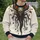 Creepy Skull and Pumpkin Horror for Halloween Parties and Dark Autumn Night Out All-over Print Knitted Sweater - 6