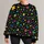 Colorful Neon Stars for Parties, Festivals, and Bright Everyday Outfits All-over Print Knitted Sweater - 1
