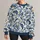 Blue And Ivory Floral Motifs For Relaxed Everyday Outfits And Garden Gatherings All-over Print Knitted Sweater - 1