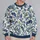 Blue And Ivory Floral Motifs For Relaxed Everyday Outfits And Garden Gatherings All-over Print Knitted Sweater - 2