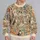 Whimsical Dogs and Cats in Garden Vignettes for Everyday Artful Outings and Pet Lovers All-over Print Knitted Sweater - 2