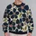Oversized Navy Floral Botanical Motif For Relaxed Everyday Casual Style All-over Print Knitted Sweater - 2