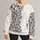 Hand-Drawn Fish and Scarlet Minnow for Coastal Weekends and Easy Everyday Style Wear All-over Print Knitted Sweater - 1